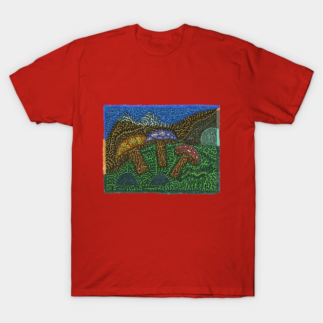 Entrance to The Mushroom Kingdom T-Shirt by NightserFineArts